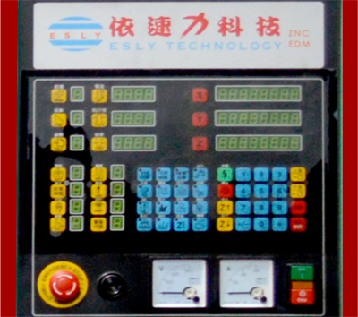 數(shù)控火花機操作面板 數(shù)控火花機操作面板